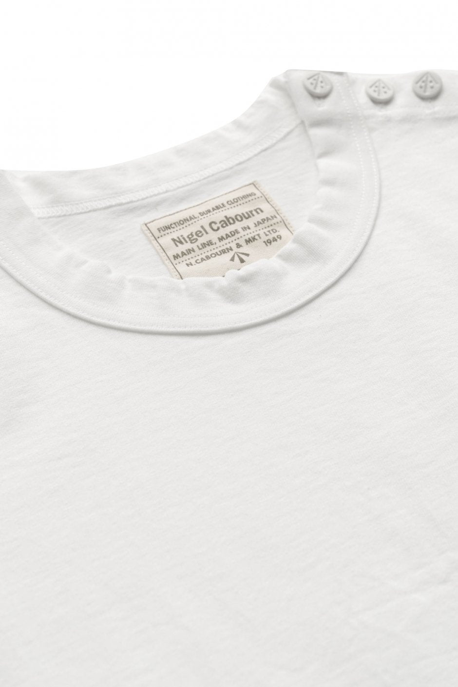 Nigel Cabourn woman - SAILOR T-SHIRT S/S - WHITE