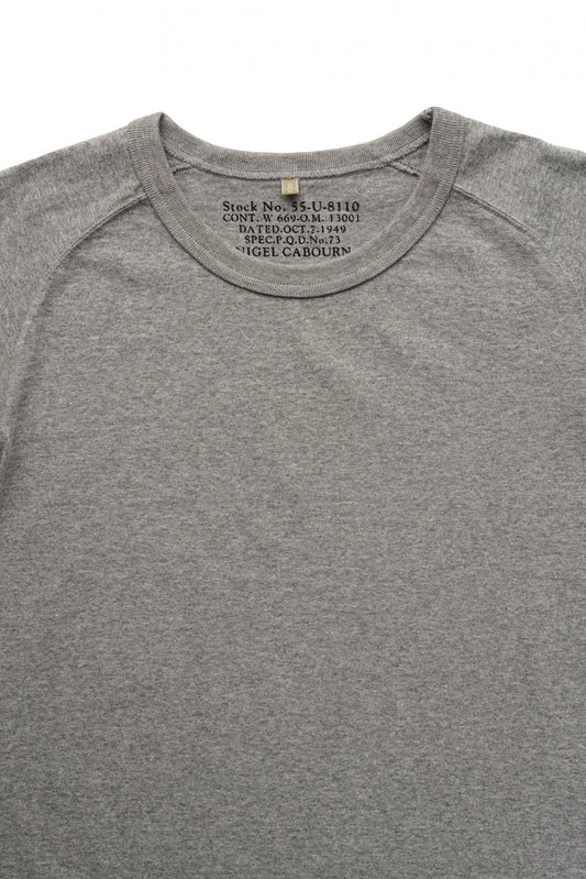 Nigel Cabourn woman - CREW NECK T-SHIRT - GRAY