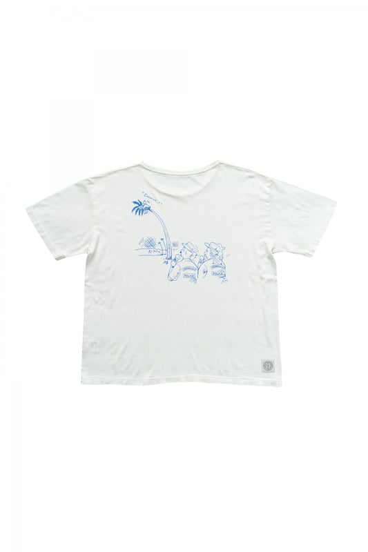 Porter Classic - T-SHIRT / OMOIDE HAWAIIAN COCONUT - WHITE