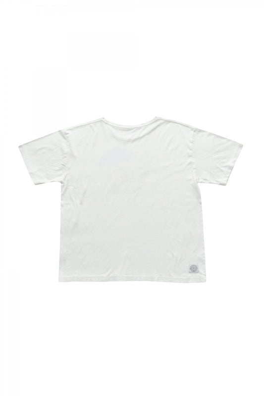 Porter Classic - T-SHIRT / BEAT SKULL BEACH OIL - WHITE