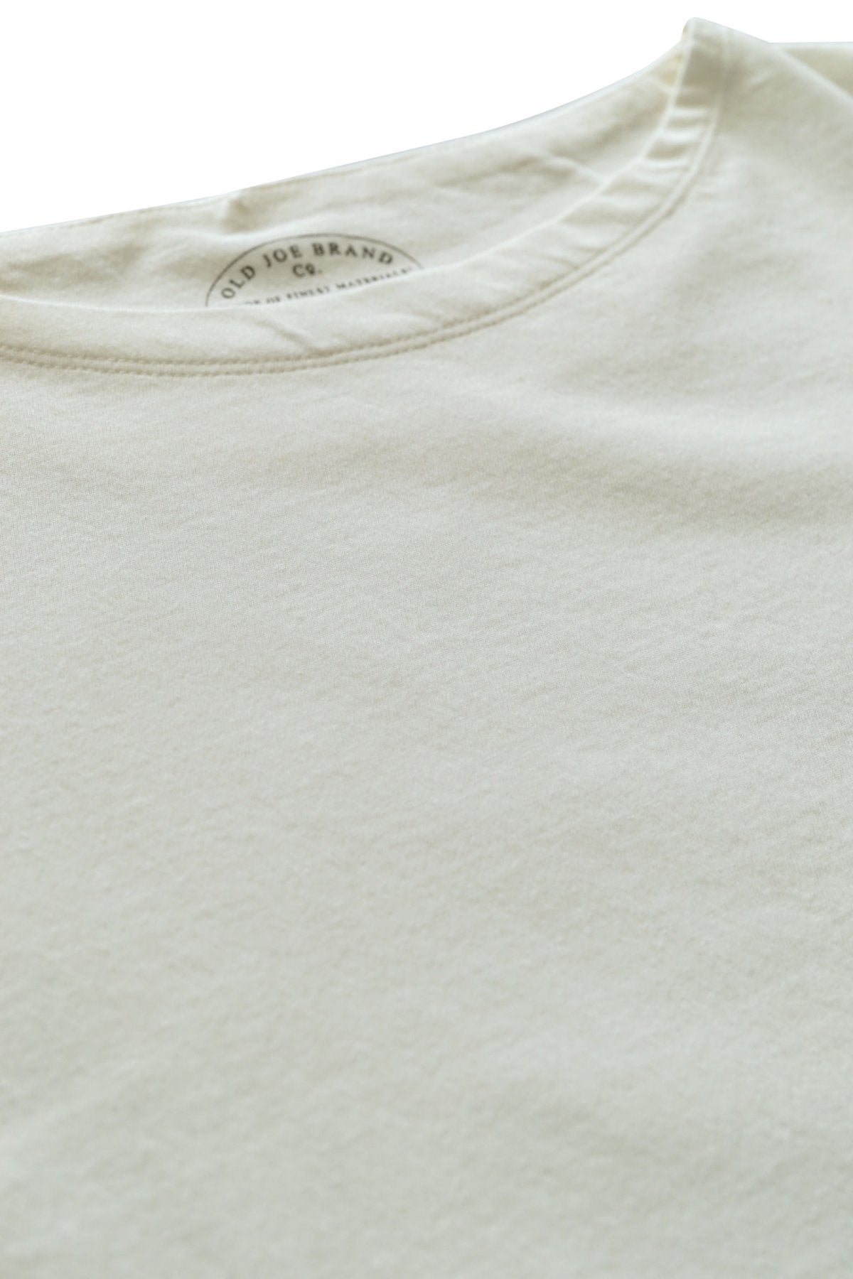 OLD JOE - TUBE TEE (BOAT-NECK) - RAW WHITE