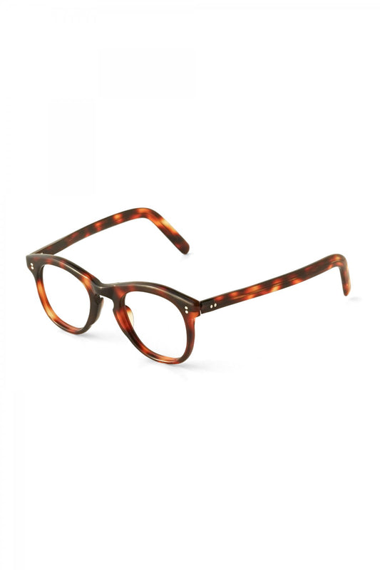 1950s FRANCE VINTAGE EYEGLASS - DEMI AMBER - OPT-503