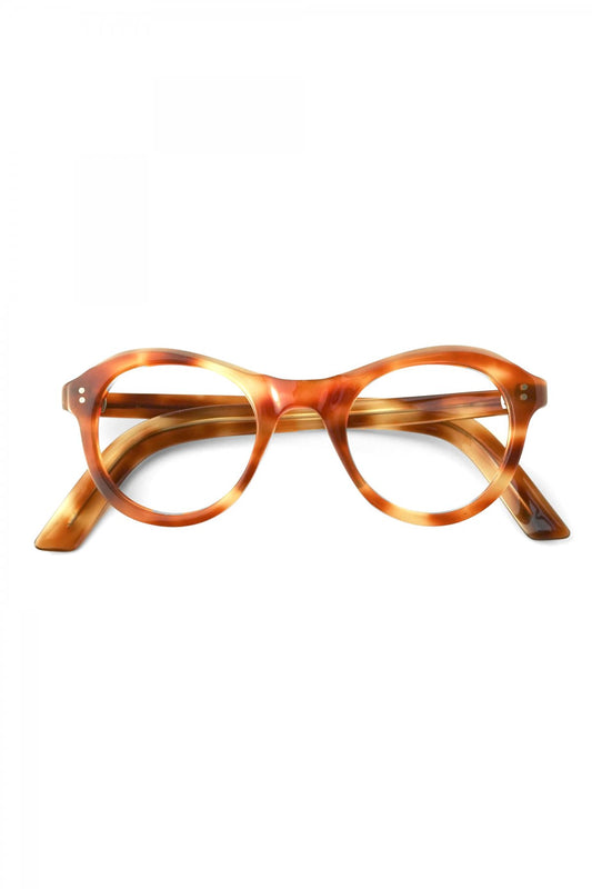 1950s FRANCE VINTAGE EYEGLASS - AMBER - OPT-504