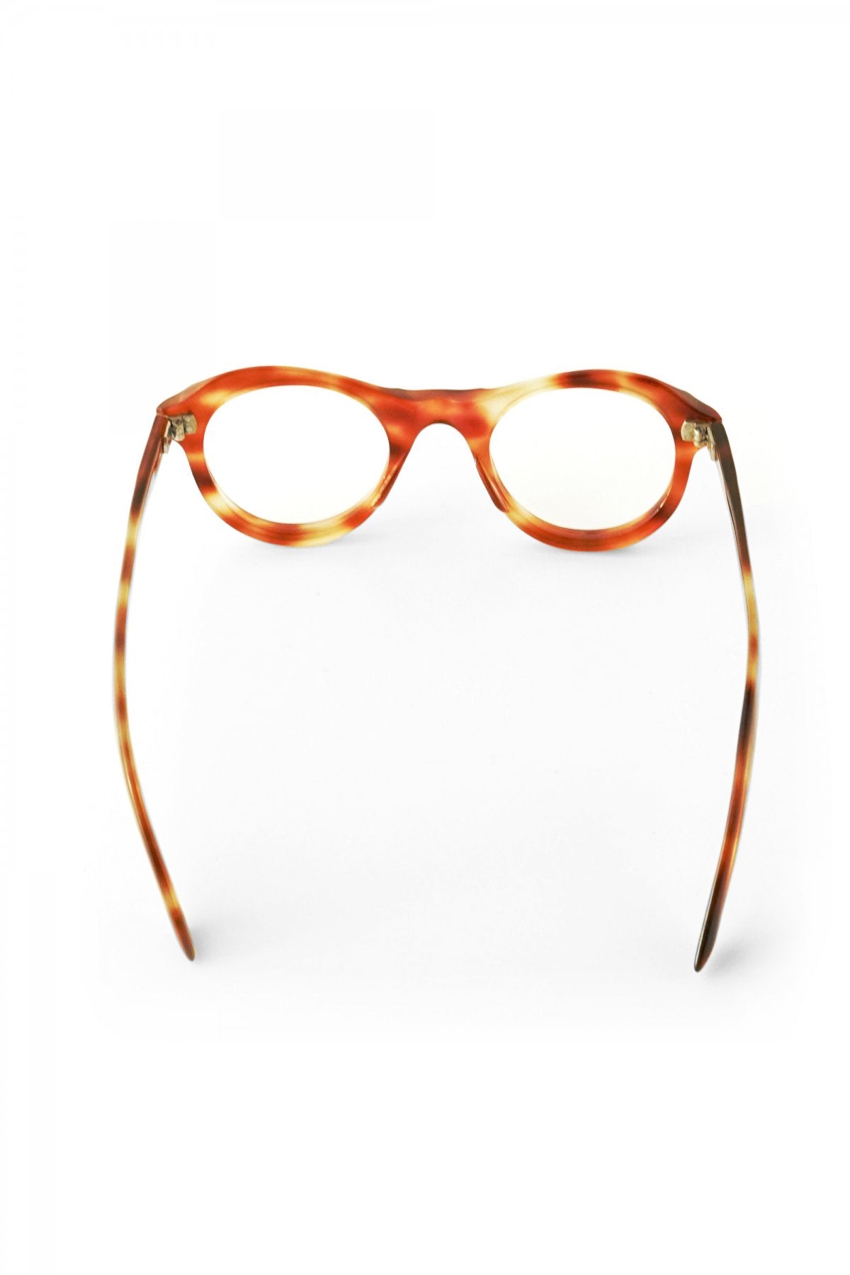 1950s FRANCE VINTAGE EYEGLASS - AMBER - OPT-504