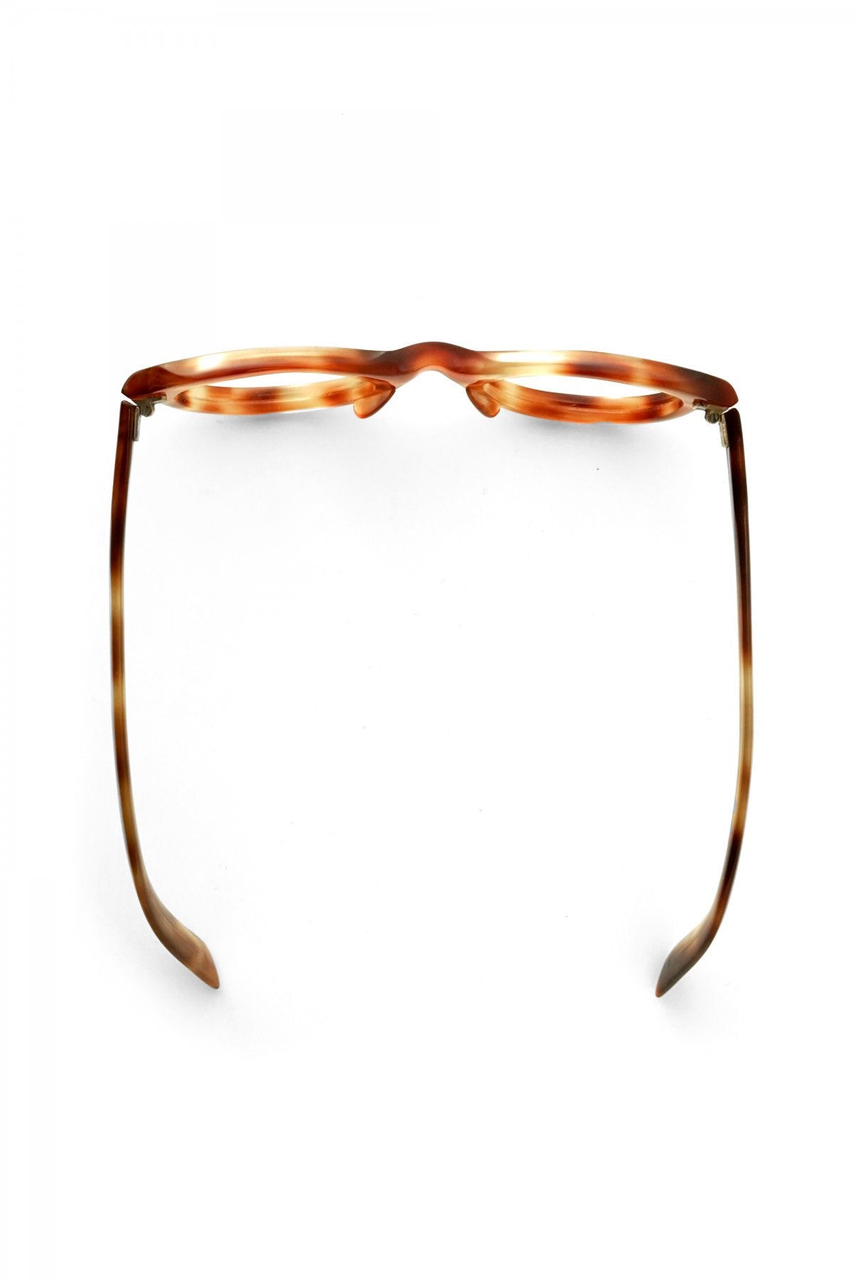 1950s FRANCE VINTAGE EYEGLASS - AMBER - OPT-504