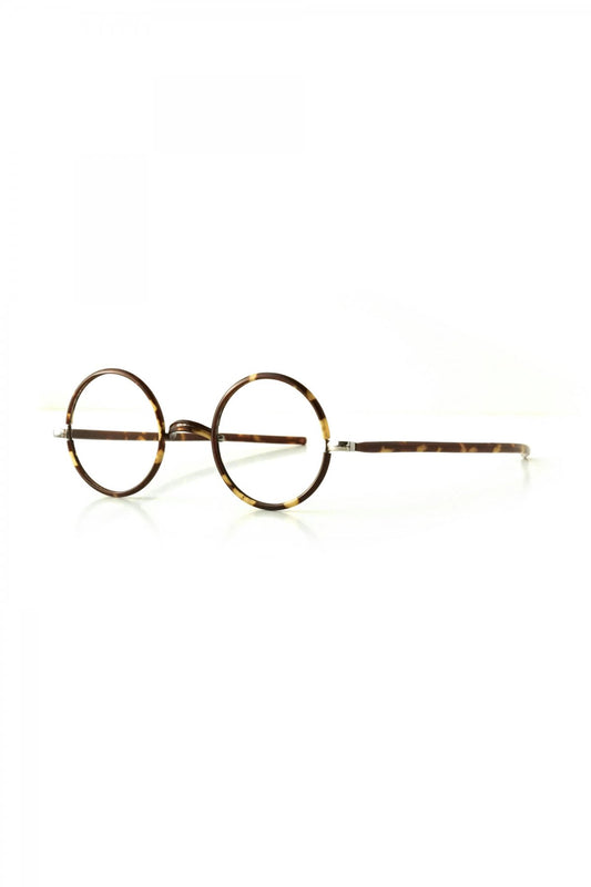 1920s BRITISH ANTIQUE ROUND EYEGLASS FULL COVER - OPT-512