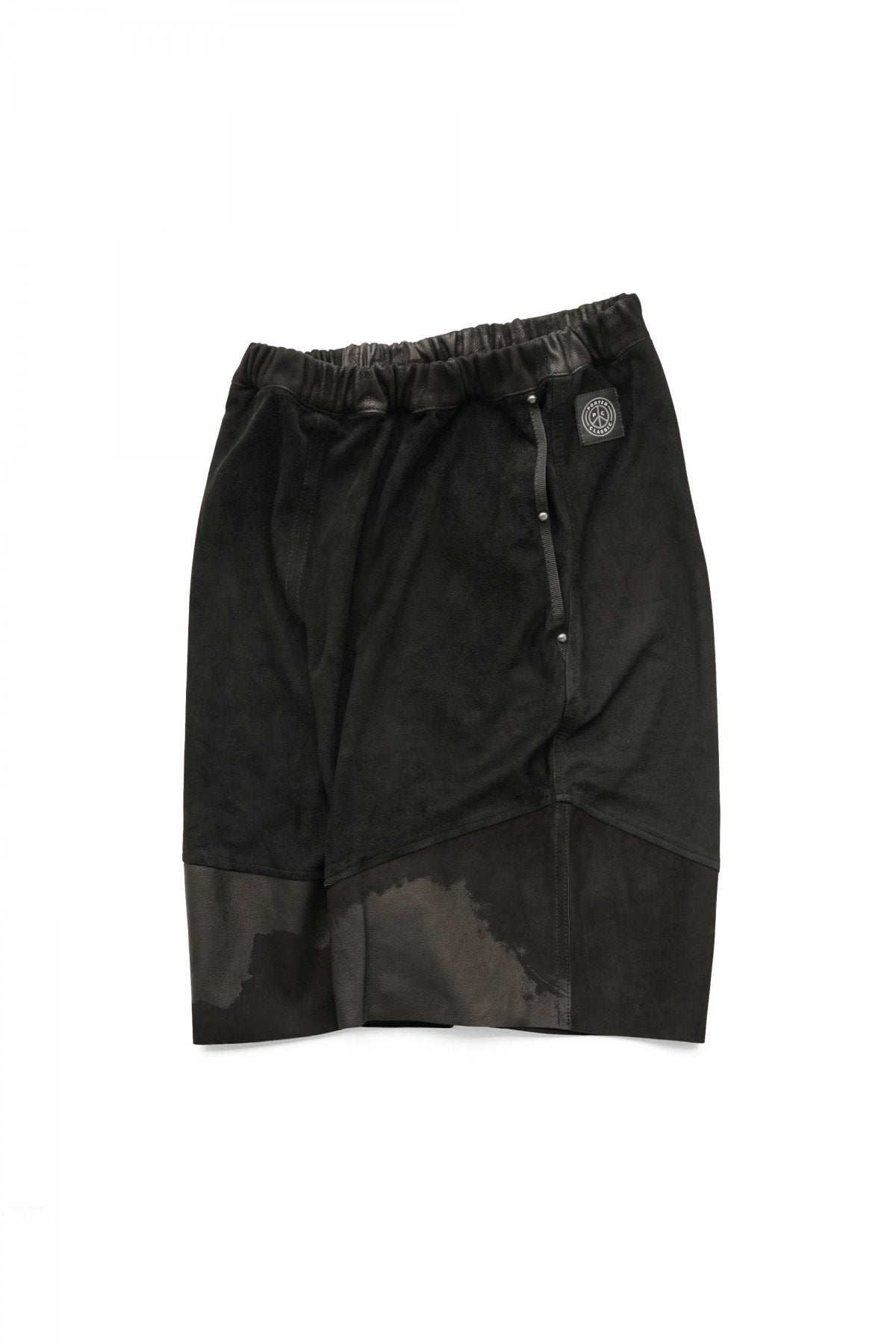 Porter Classic - GOAT SUEDE SHORTS CUSTOM - BLACK