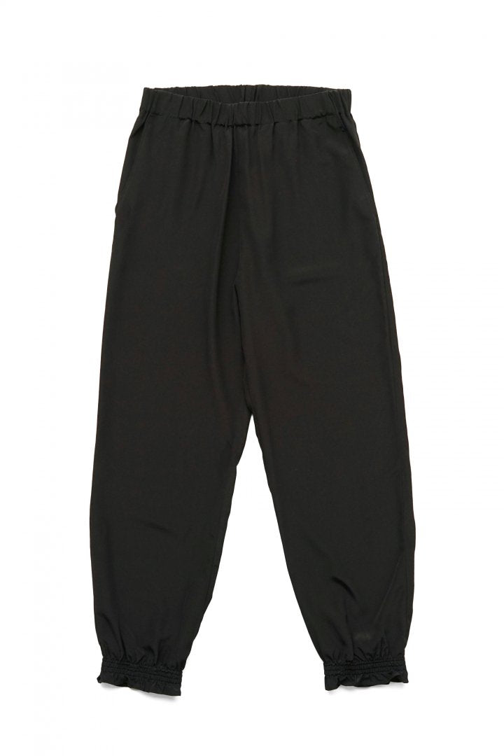 humoresque - SHIRRING PANTS - BLACK