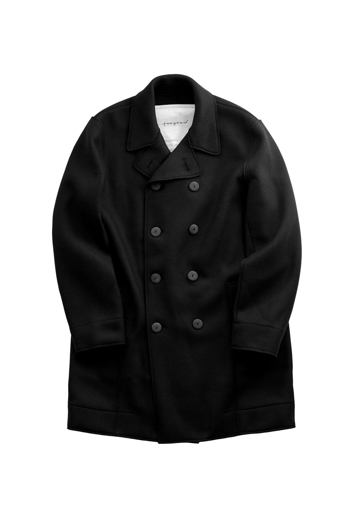 toogood - THE REEFER COAT - LAMBSWOOL FELT HW - FLINT