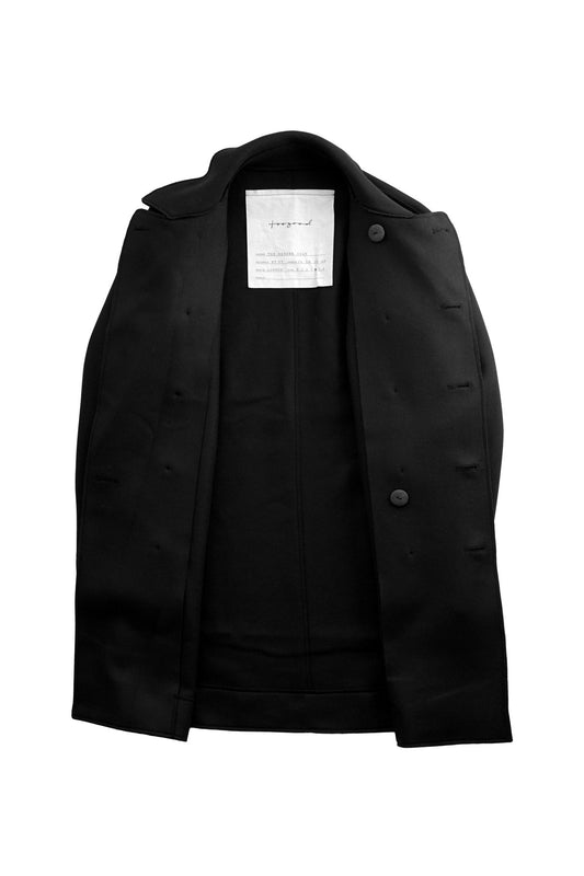 toogood - THE REEFER COAT - LAMBSWOOL FELT HW - FLINT