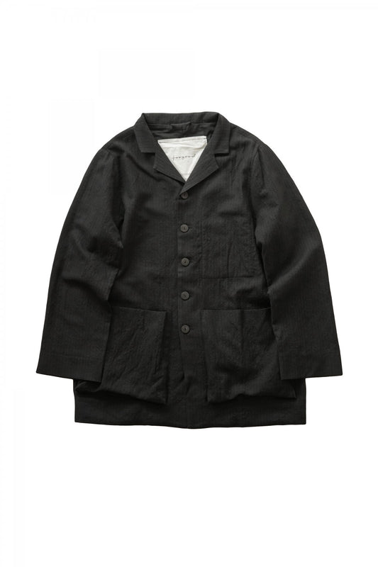 toogood - THE PHOTOGRAPHER JACKET - WOOL HERRINGBONE - FLINT