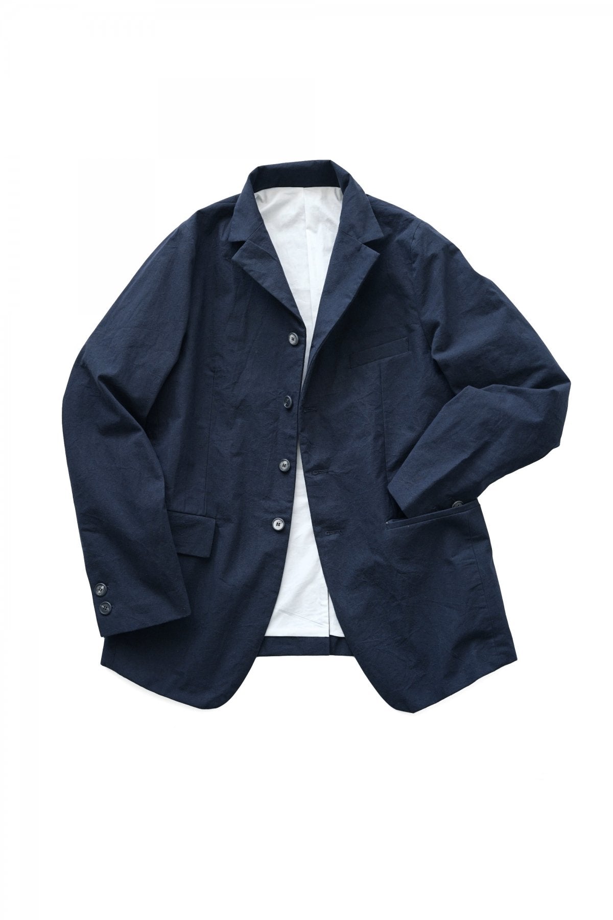 Bergfabel ★★★ - EXCLUSIVE LONG FARMER JACKET - HEAVY COTTON NAVY