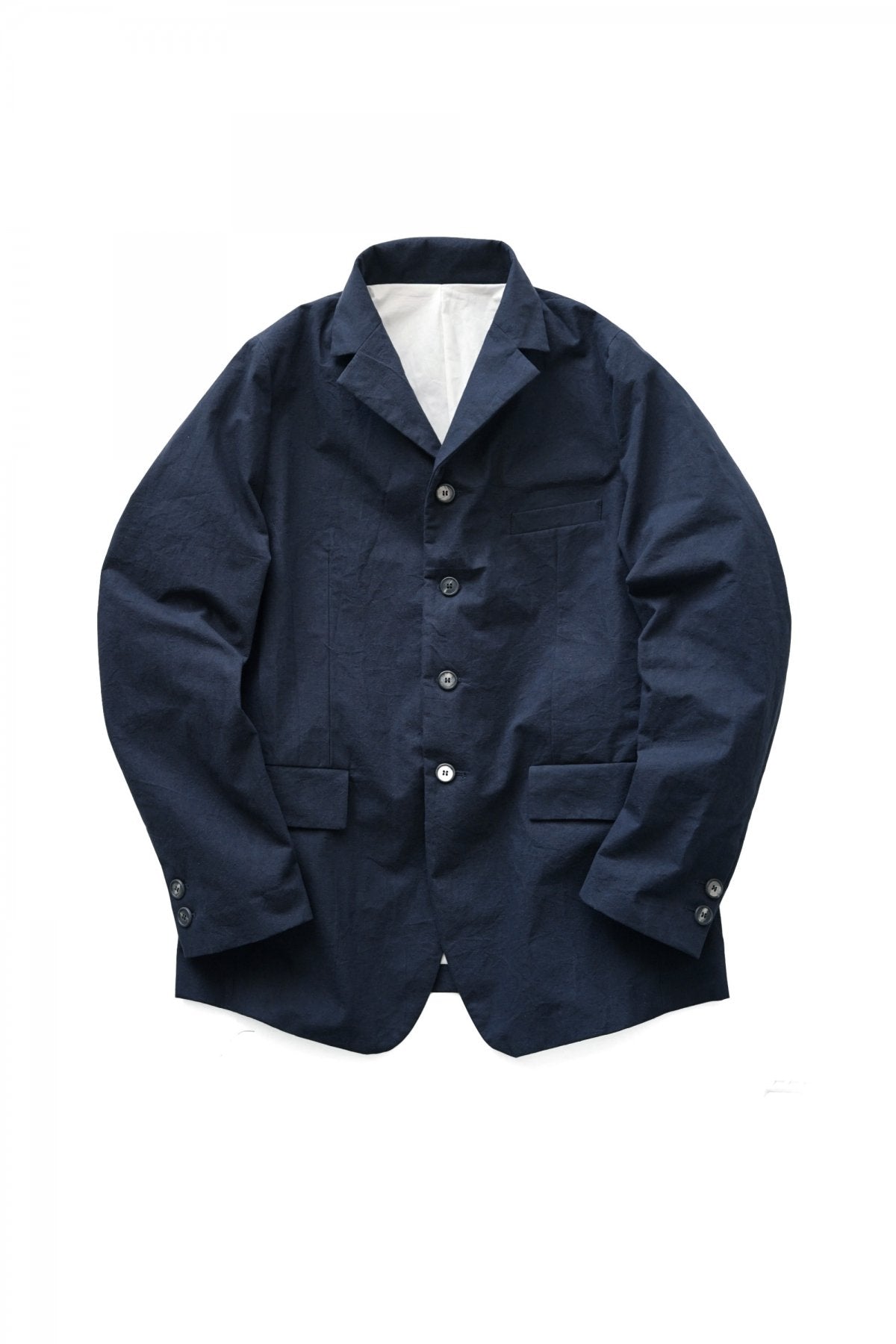 Bergfabel ★★★ - EXCLUSIVE LONG FARMER JACKET - HEAVY COTTON NAVY