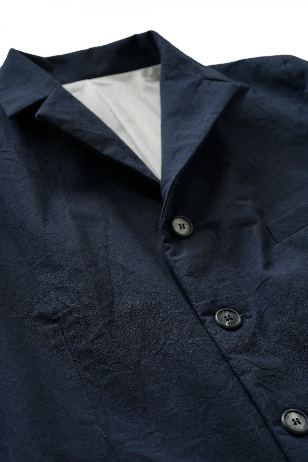 Bergfabel ★★★ - EXCLUSIVE LONG FARMER JACKET - HEAVY COTTON NAVY