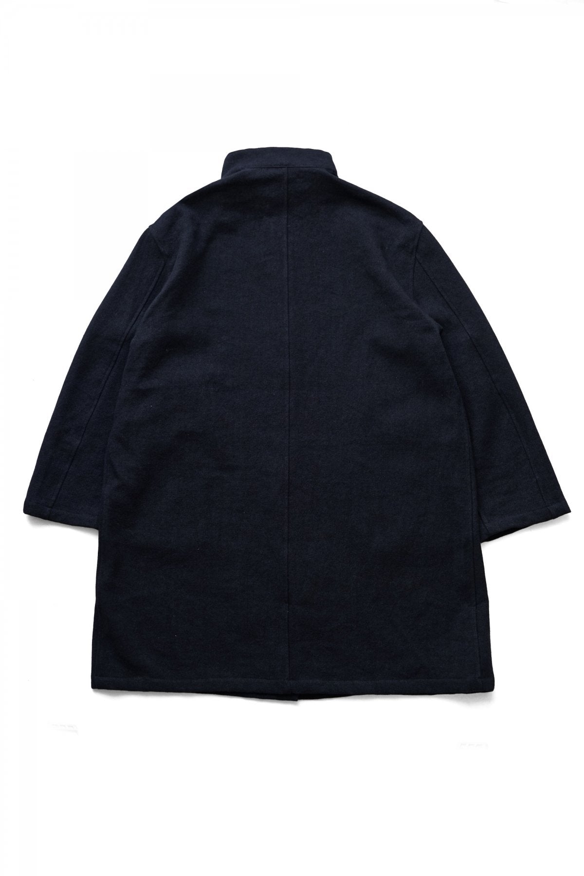 Bergfabel -UNLINED OVERSIZE COAT - BALCK NAVY