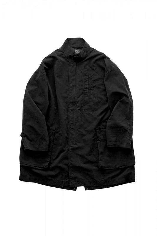 Porter Classic - WEATHER MILITARY COAT - BLACK