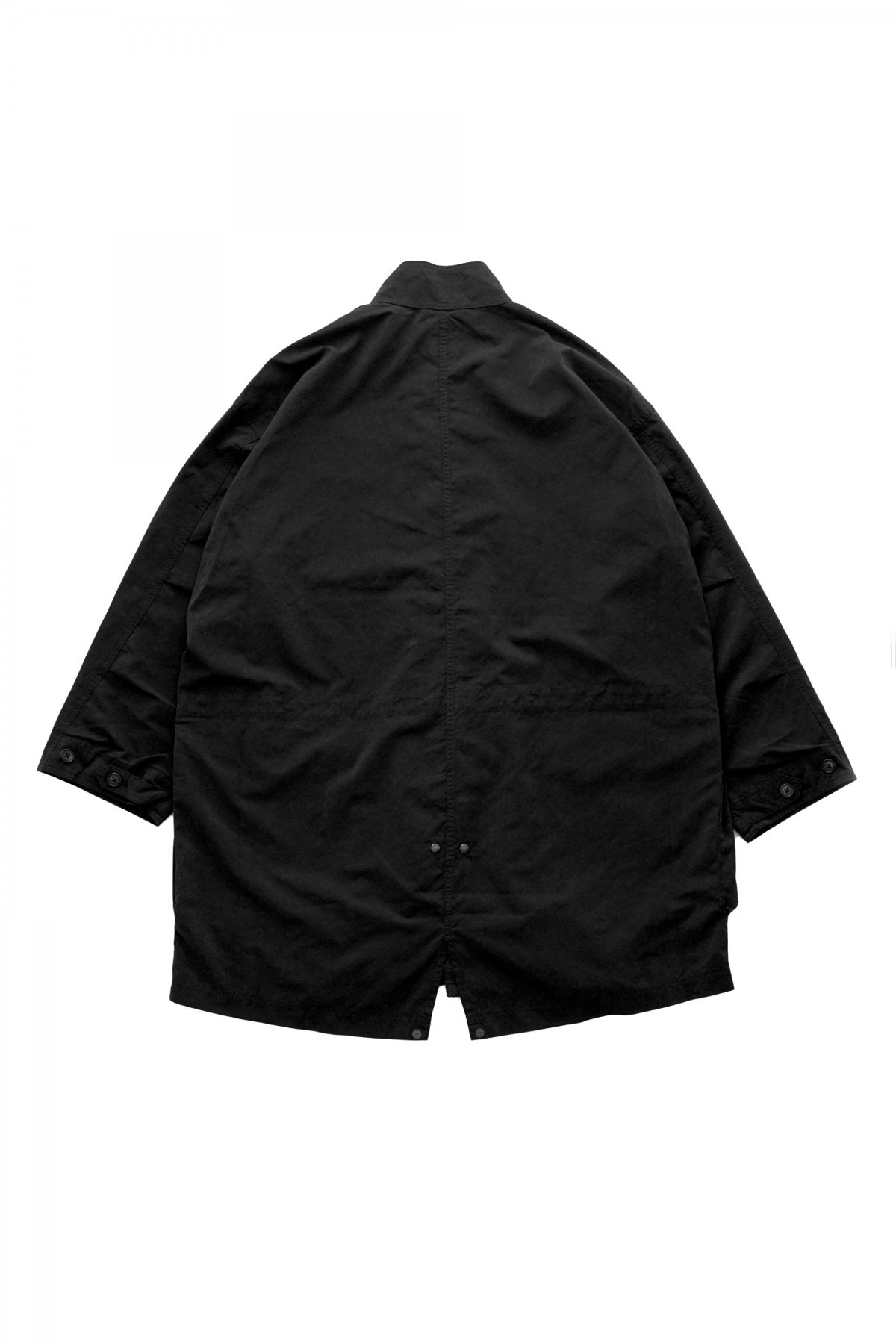 Porter Classic - WEATHER MILITARY COAT - BLACK