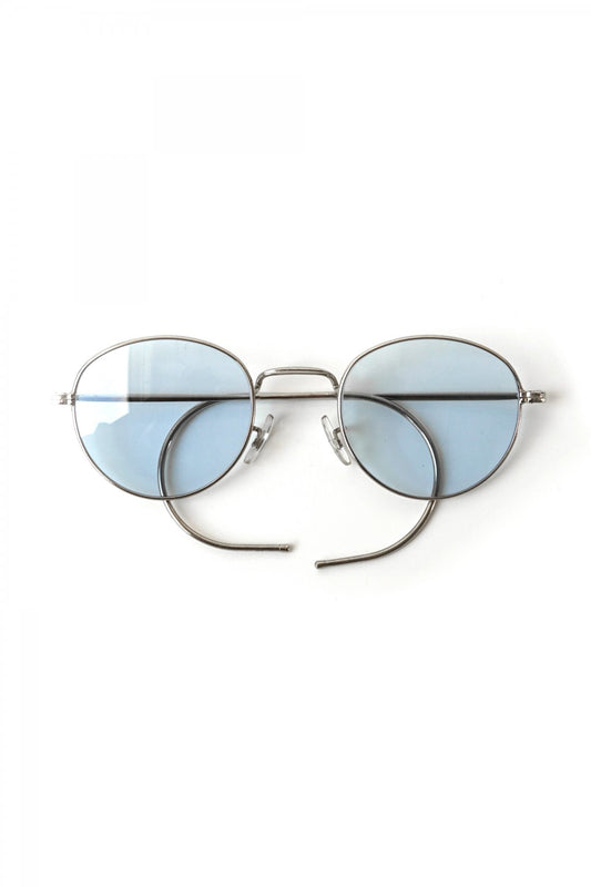 1960s FRENCH METAL ROUND SUNGLASS - OPT-538