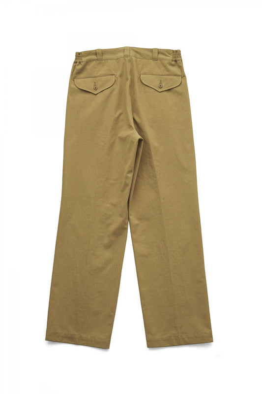 OLD JOE - FRONT TUCK ARMY TROUSER - BISQUE