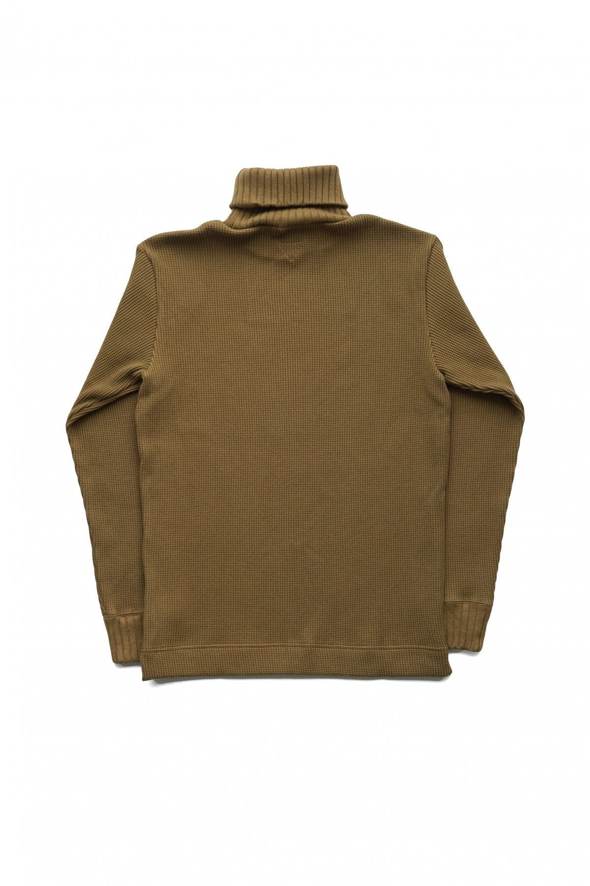 Nigel Cabourn - TURTLE NECK WAFFLE - KHAKI