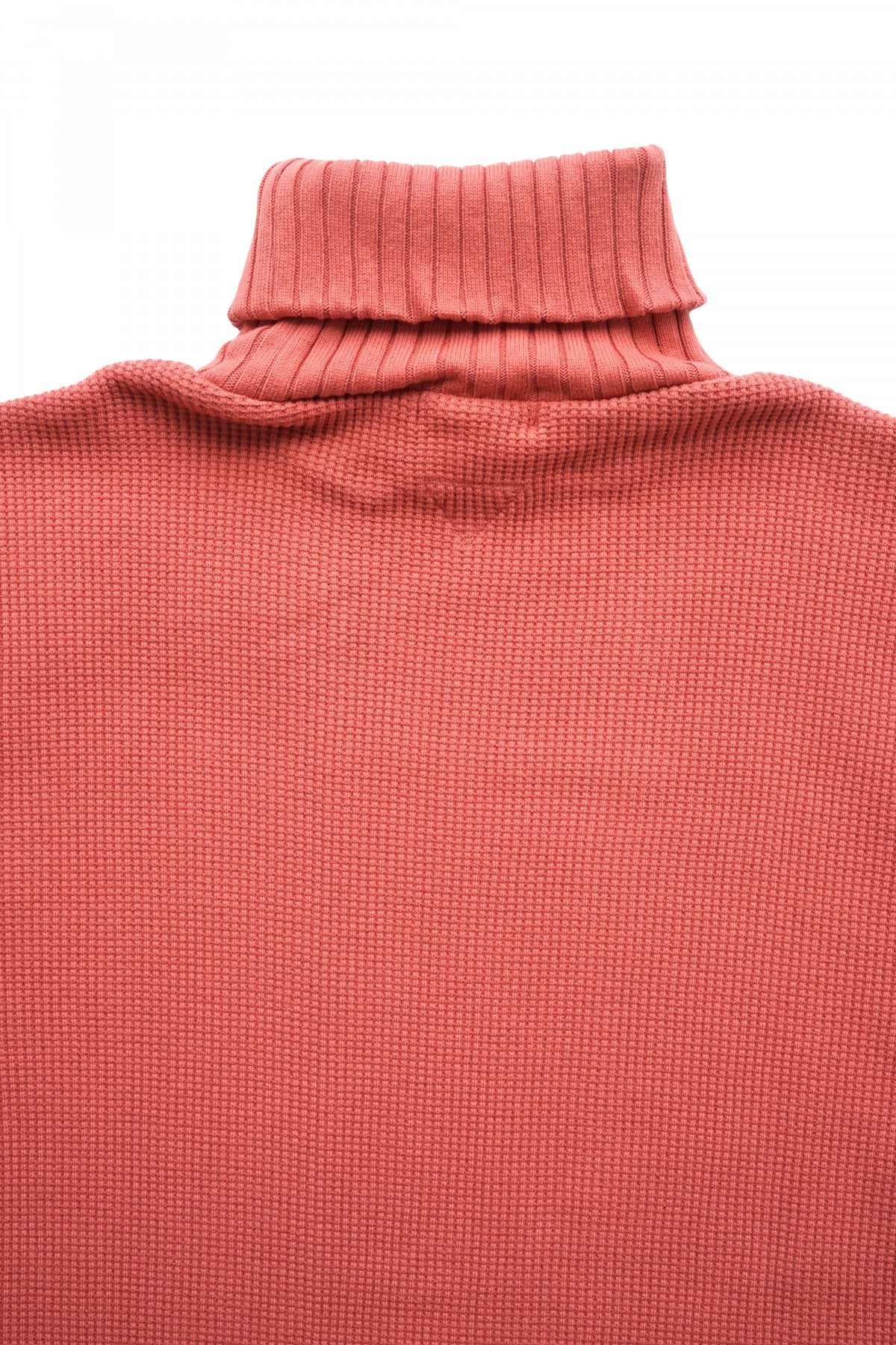 Nigel Cabourn - TURTLE NECK WAFFLE - RED