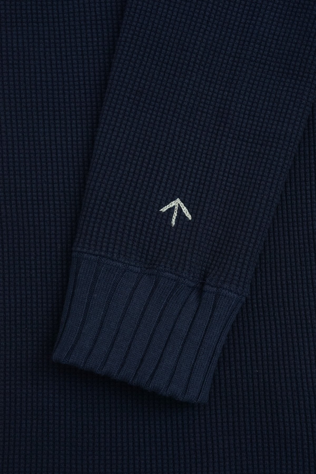 Nigel Cabourn - TURTLE NECK WAFFLE - NAVY