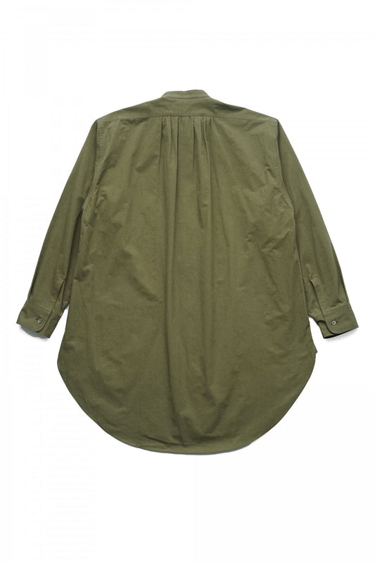 Nigel Cabourn - DESERT LONG SHIRT - HIGH DENSITY COTTON TWILL - GREEN