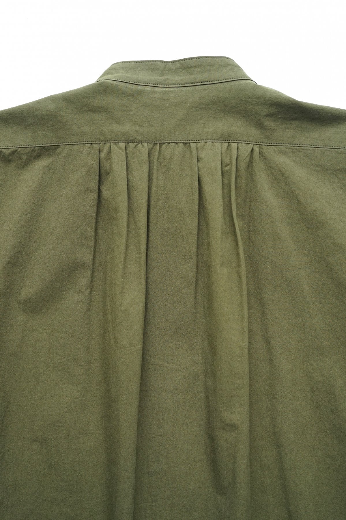 Nigel Cabourn - DESERT LONG SHIRT - HIGH DENSITY COTTON TWILL - GREEN