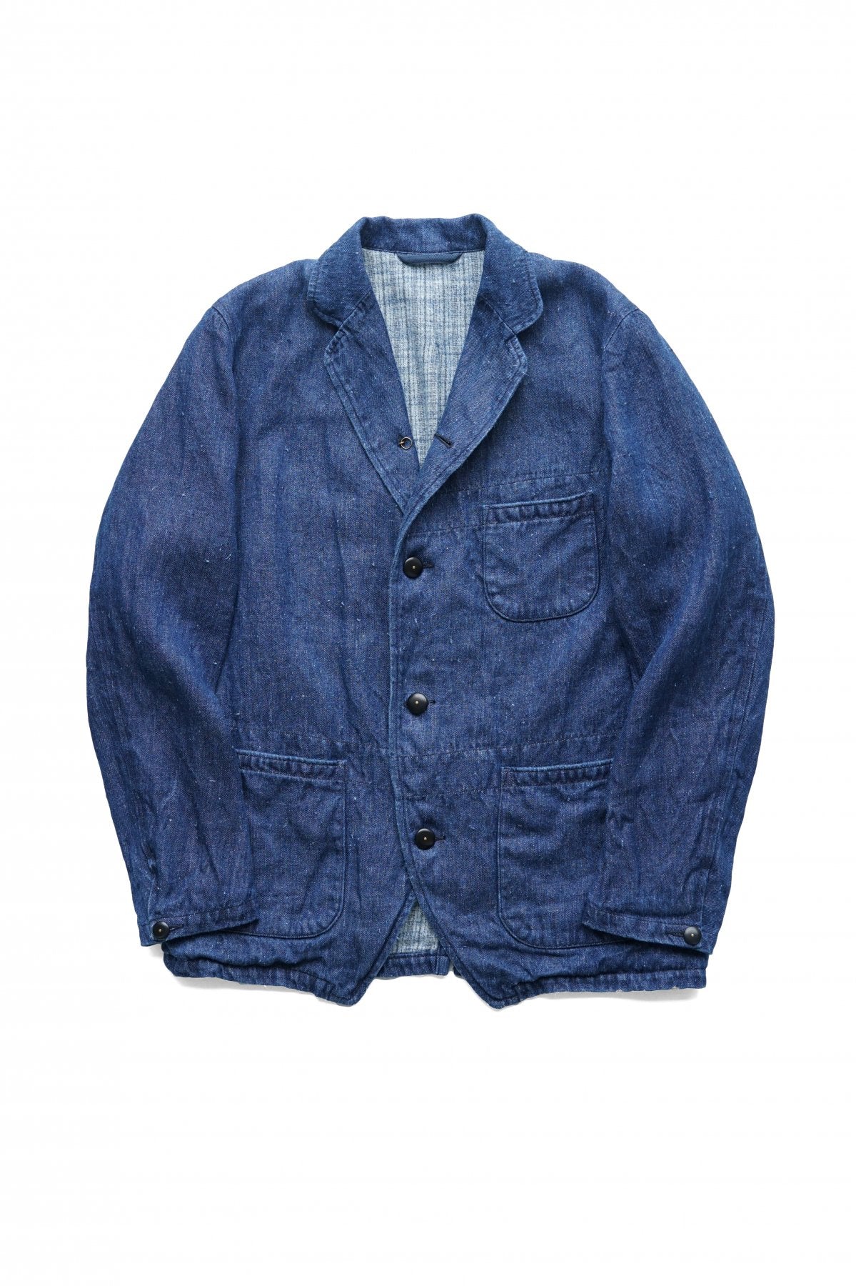 Nigel Cabourn - HOSPITAL JACKET - HEMP DENIM - INDIGO