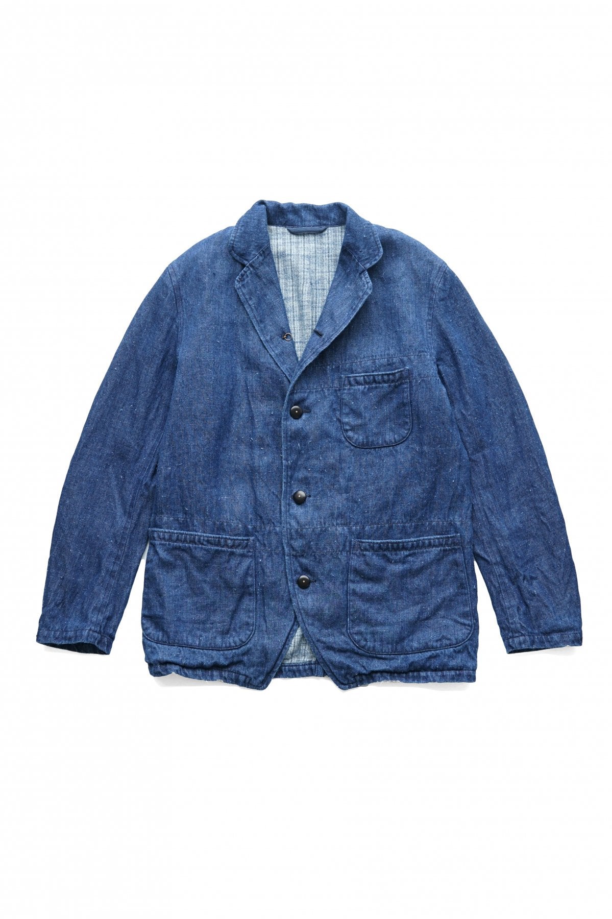 Nigel Cabourn - HOSPITAL JACKET - HEMP DENIM - INDIGO