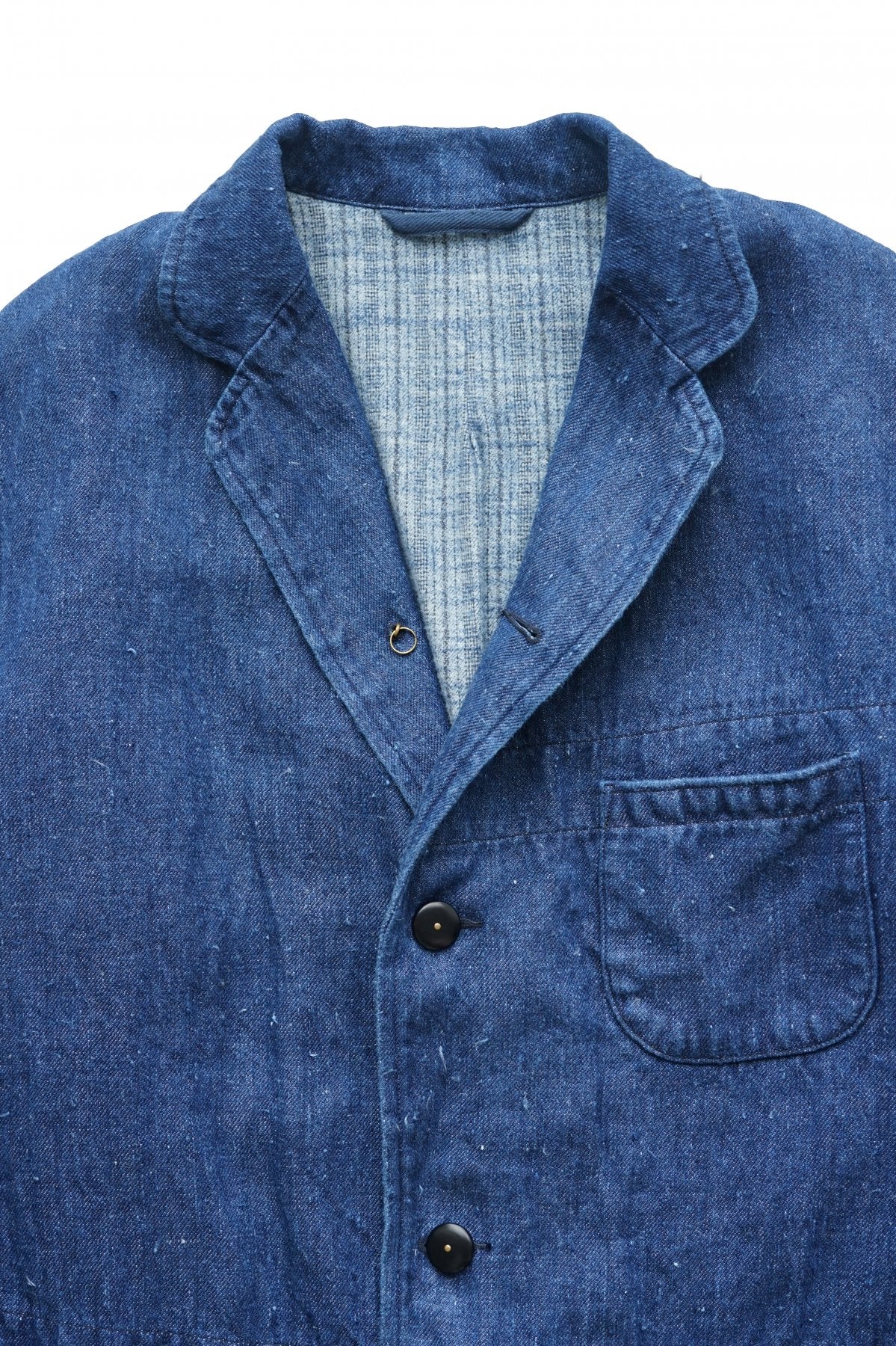 Nigel Cabourn - HOSPITAL JACKET - HEMP DENIM - INDIGO