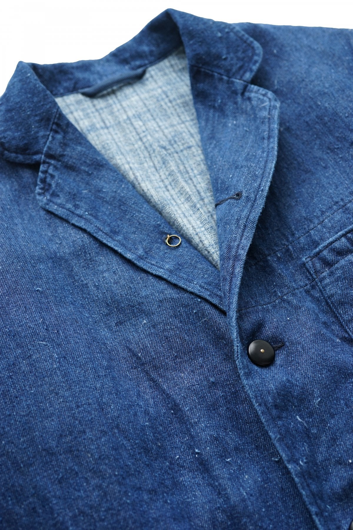 Nigel Cabourn - HOSPITAL JACKET - HEMP DENIM - INDIGO