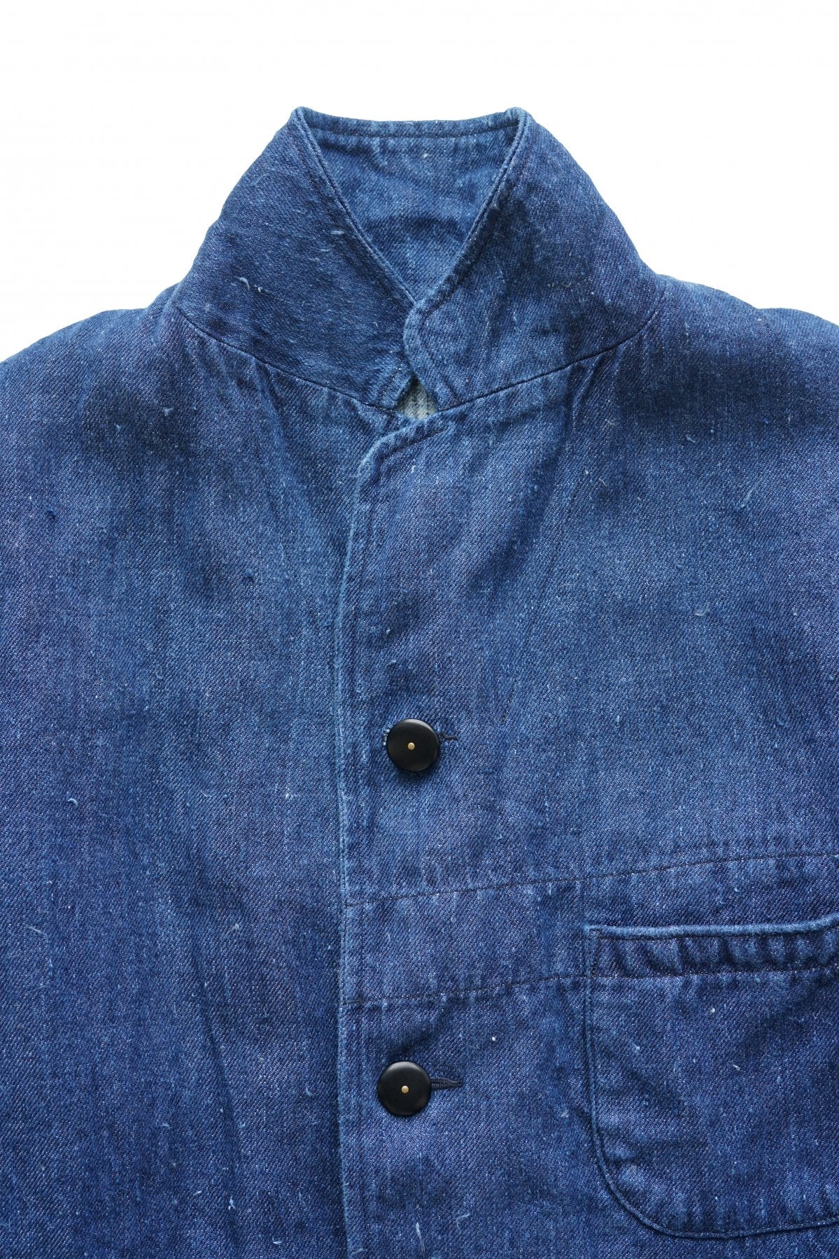 Nigel Cabourn - HOSPITAL JACKET - HEMP DENIM - INDIGO