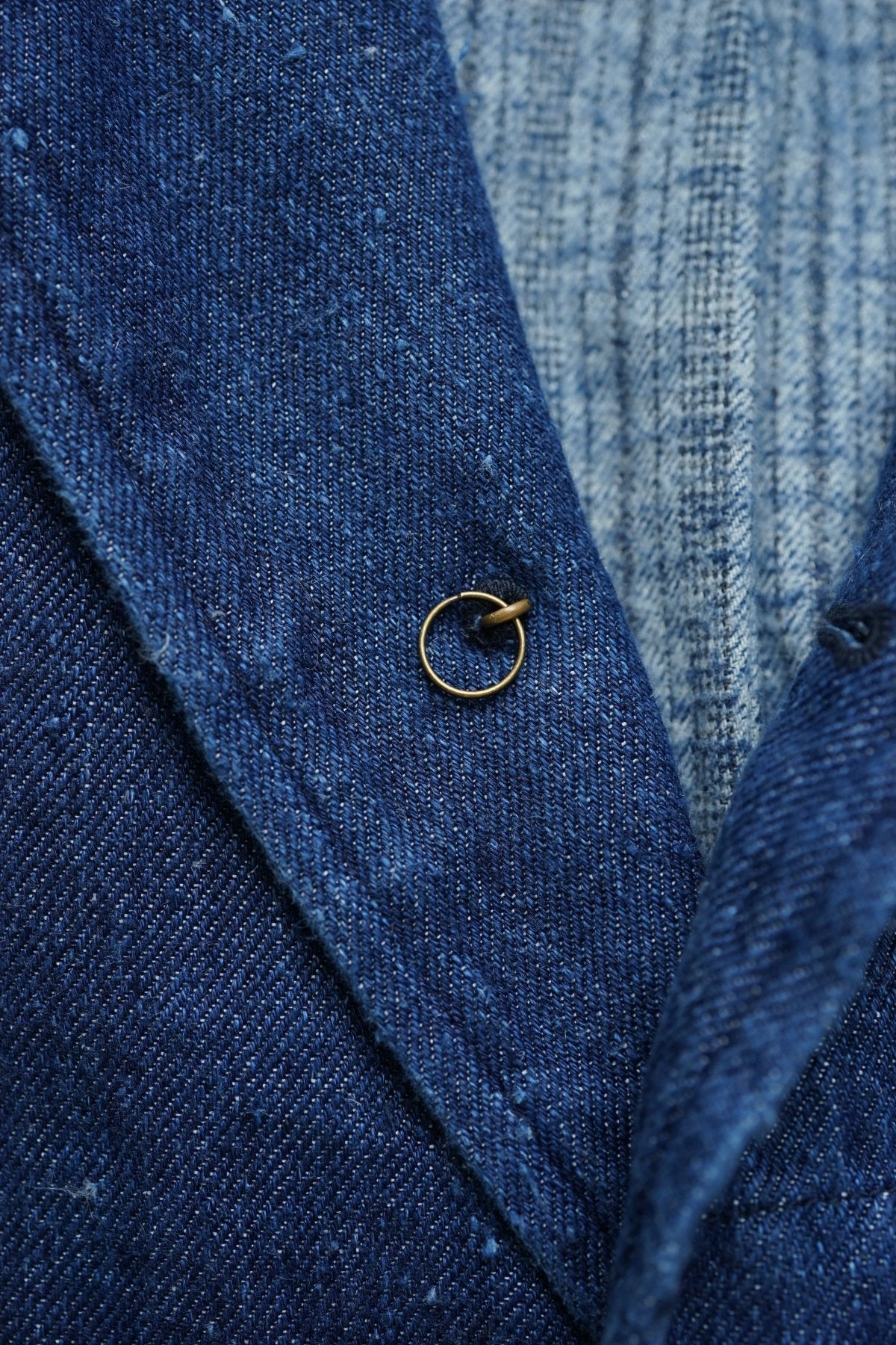 Nigel Cabourn - HOSPITAL JACKET - HEMP DENIM - INDIGO