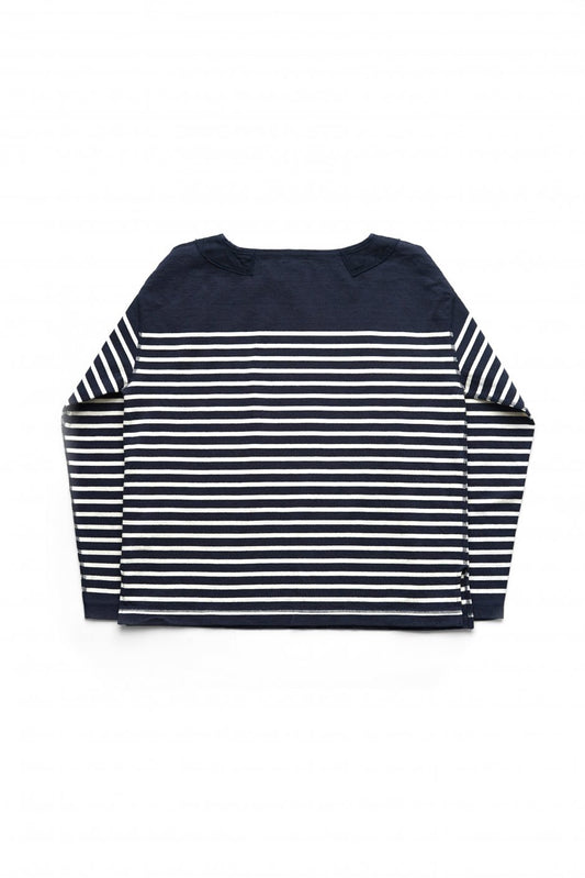 Nigel Cabourn woman - BASQUE SHIRT - NAVY