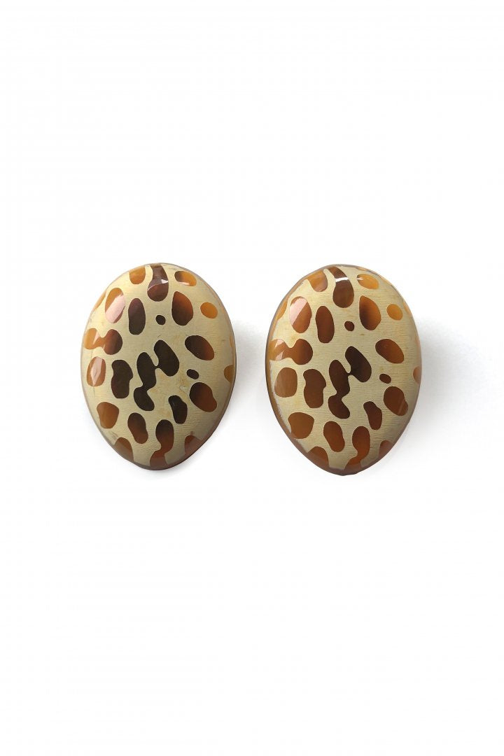 8UEDE - EGG EAR CUFF - CHEETAH