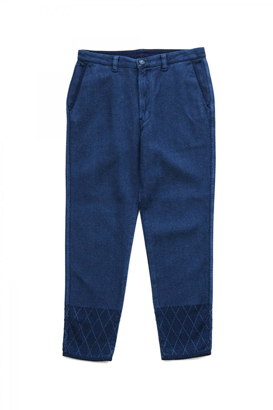 Porter Classic - PC KENDO CROPPED SLIM PANTS - BLUE