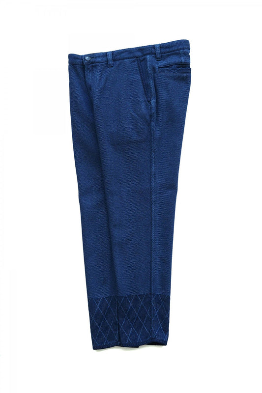 Porter Classic - PC KENDO CROPPED SLIM PANTS - BLUE