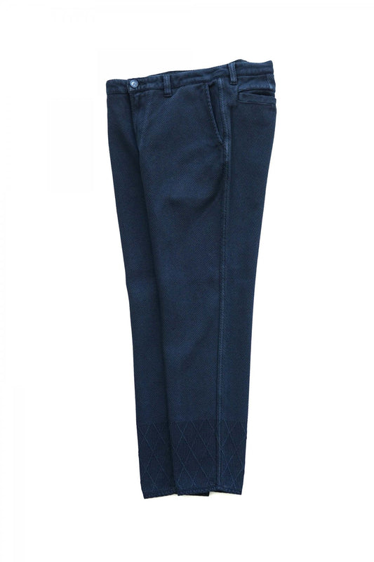 Porter Classic - PC KENDO CROPPED SLIM PANTS - DARK NAVY