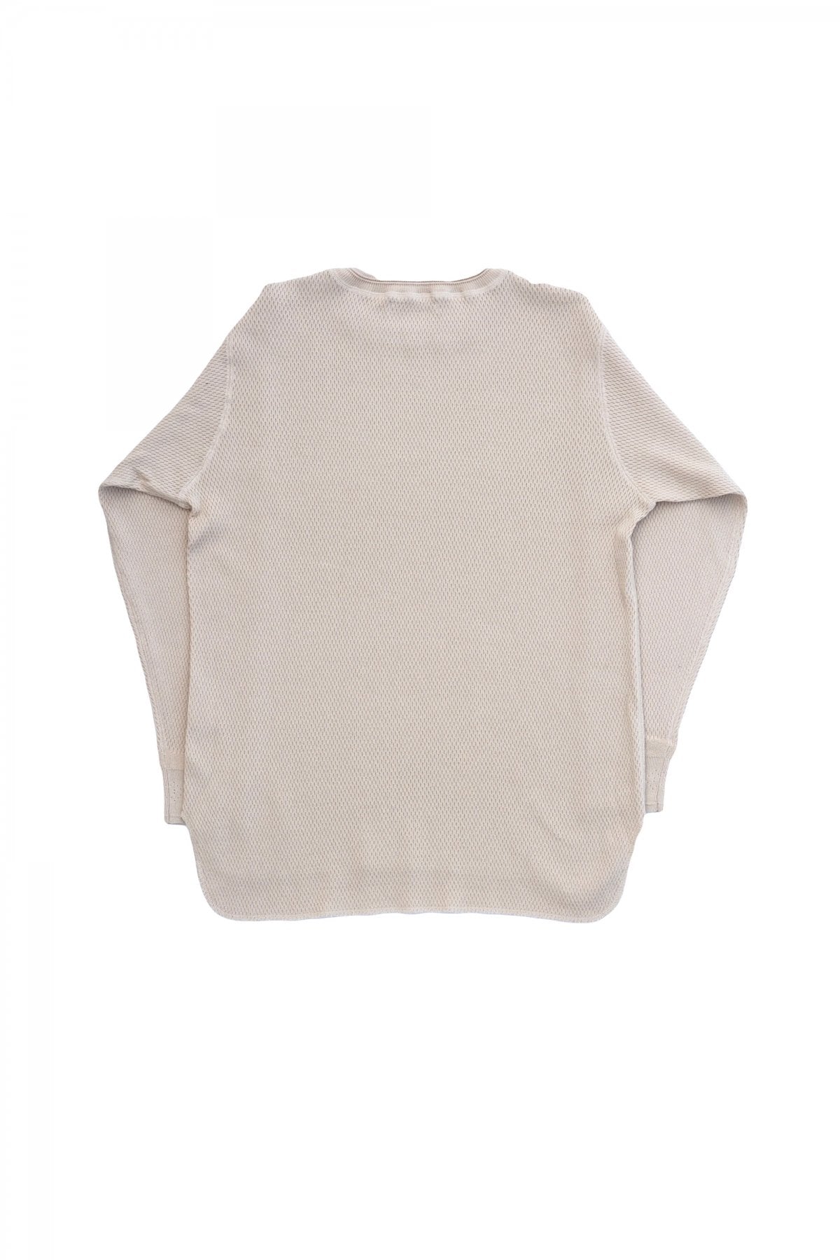 OLD JOE - HARD TWIST HONEYCOMB WUFFLE CREW-NECK - BISQUE