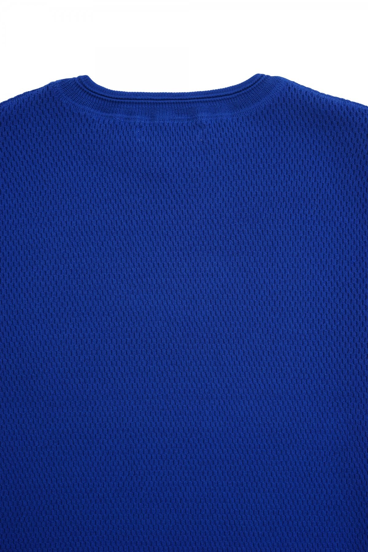 OLD JOE ★★★ - EXCLUSIVE HARD TWIST HONEYCOMB WUFFLE CREW-NECK - BLUE