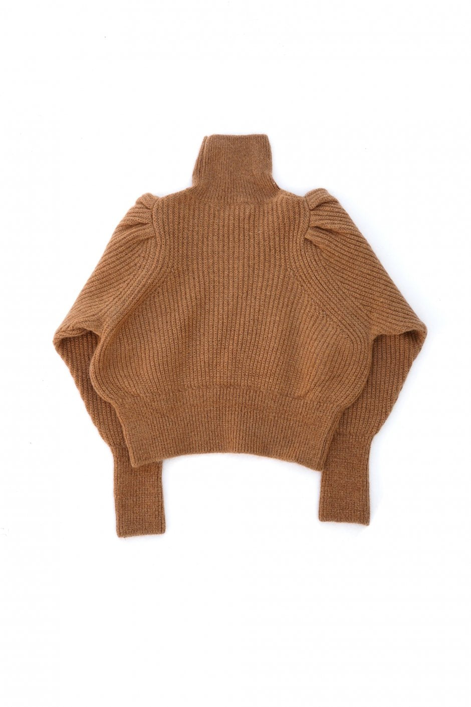 WRYHT - MOHAIR GATHERED SLEEVE TOPS - BISQUE