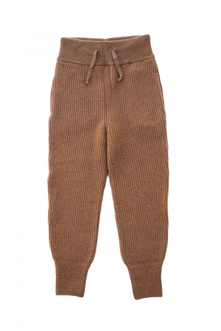 WRYHT - MOHAIR RIBED TROUSER - BISQUE