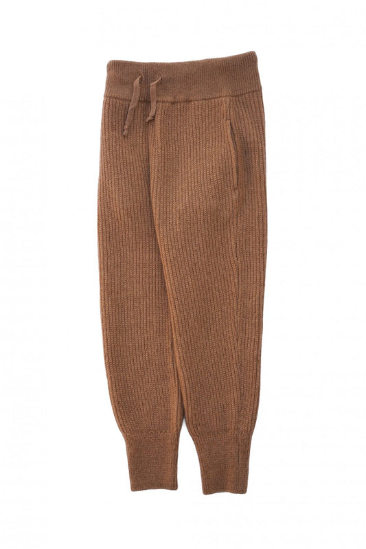 WRYHT - MOHAIR RIBED TROUSER - BISQUE