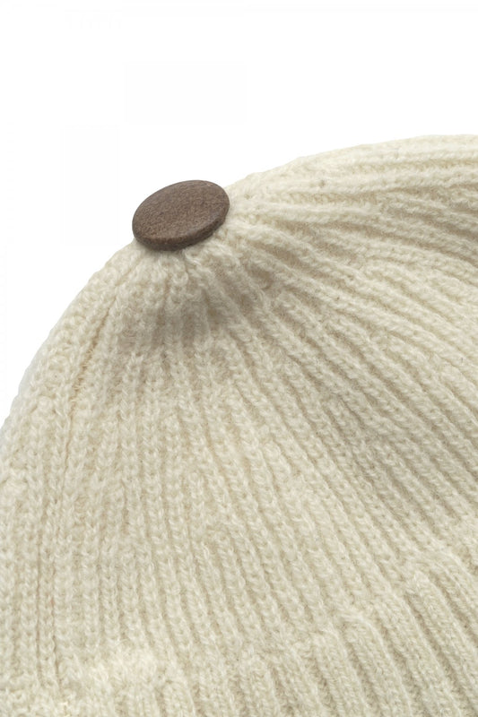 OLD JOE - BUTTONED TOP SWEATER CAP - BONE