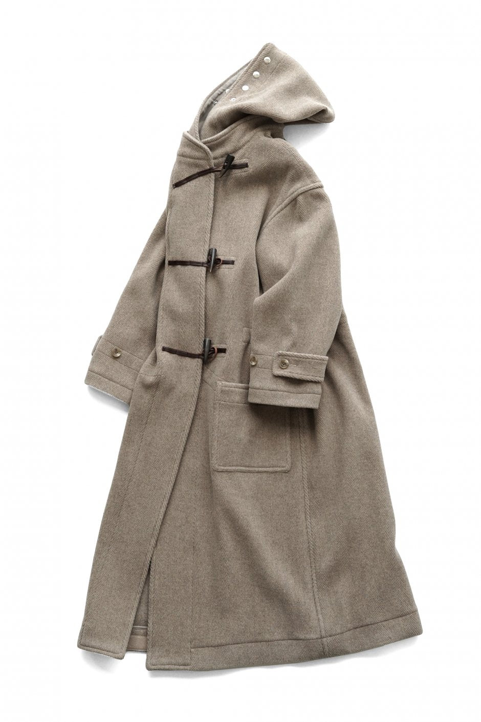 WRYHT - HOODED WATCH COAT - TAUPE