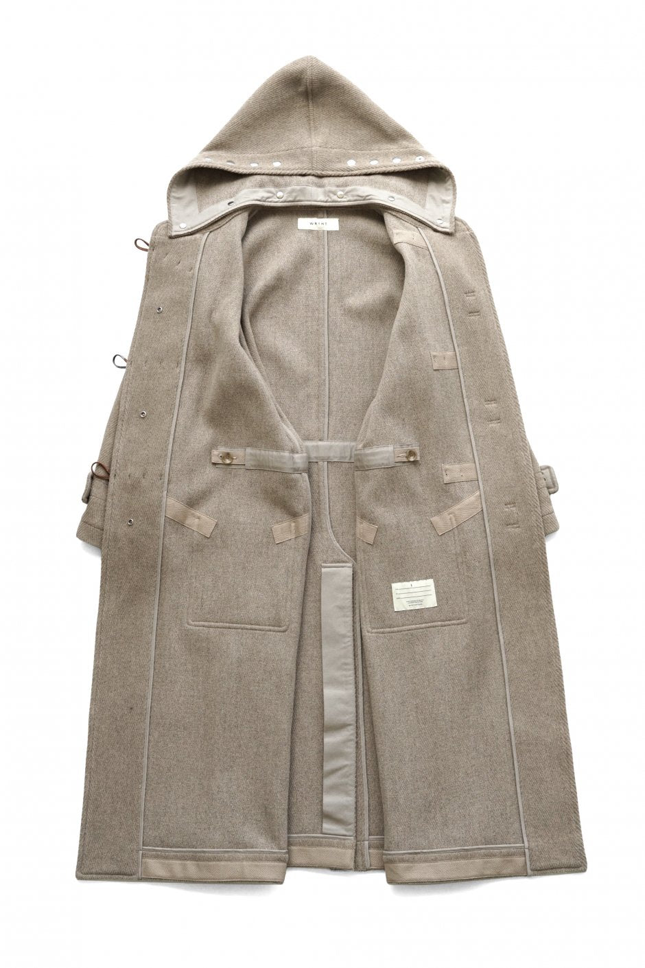 WRYHT - HOODED WATCH COAT - TAUPE