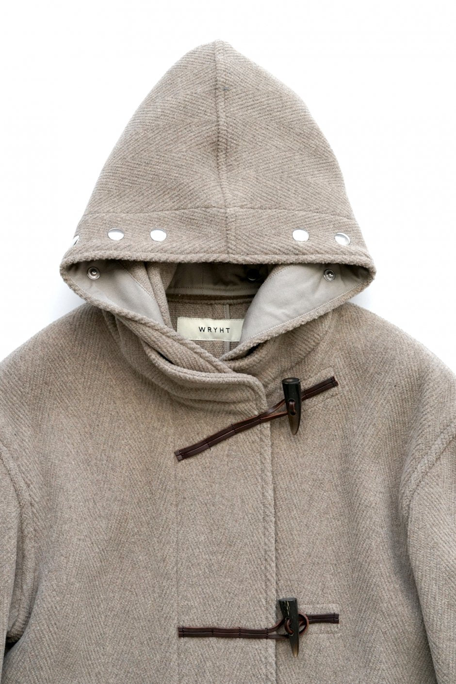 WRYHT - HOODED WATCH COAT - TAUPE