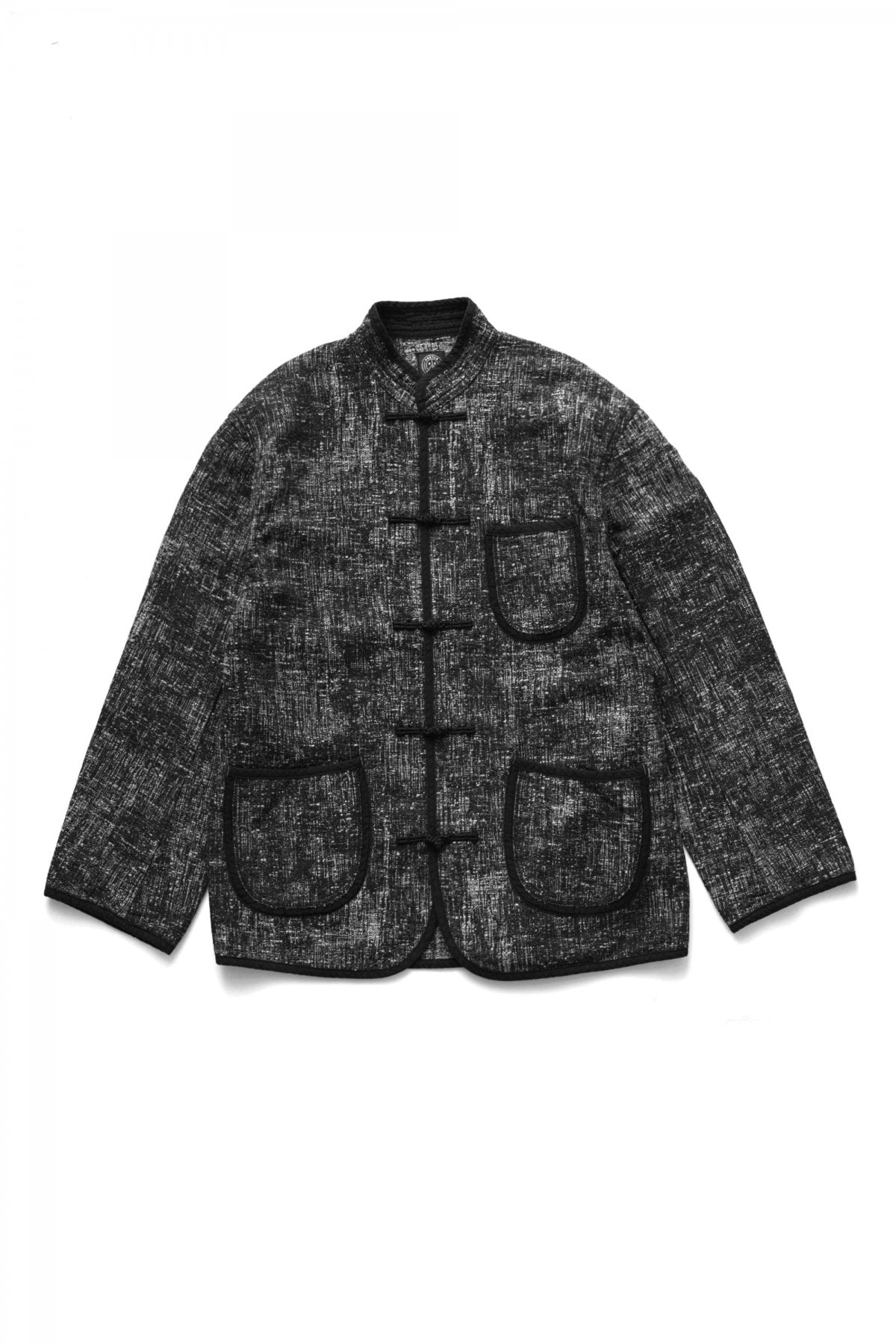 Porter Classic - PEELED CLOTH CHINESE JACKET - BLACK