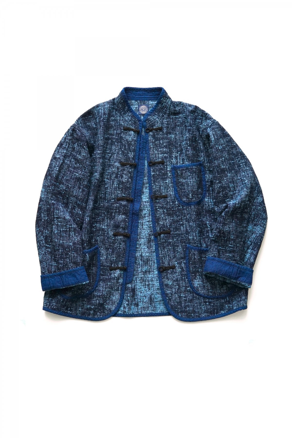 Porter Classic - PEELED CLOTH CHINESE JACKET - BLUE